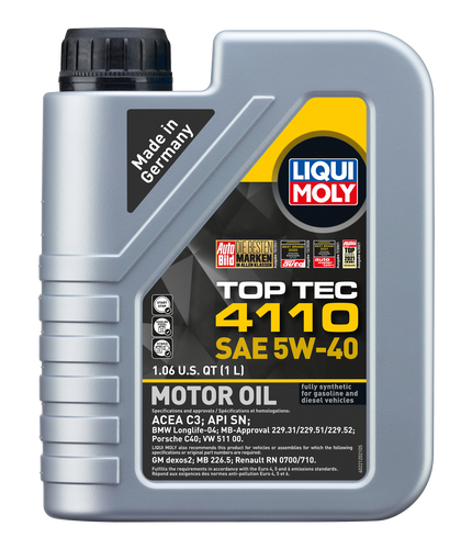 LIQUI MOLY Top Tec 4110 Motor Oil 5W-40 image 1