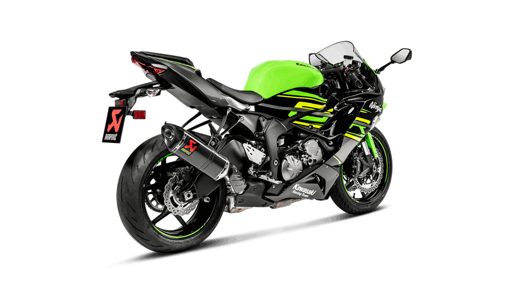 Akrapovic Homologated Slip-On Exhaust for 2013-2021 Kawasaki ZX6R / ZX636