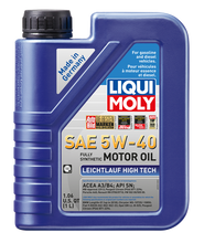 Laden Sie das Bild in den Galerie-Viewer, LIQUI MOLY Leichtlauf (Low Friction) High Tech Motor Oil 5W-40 image 1