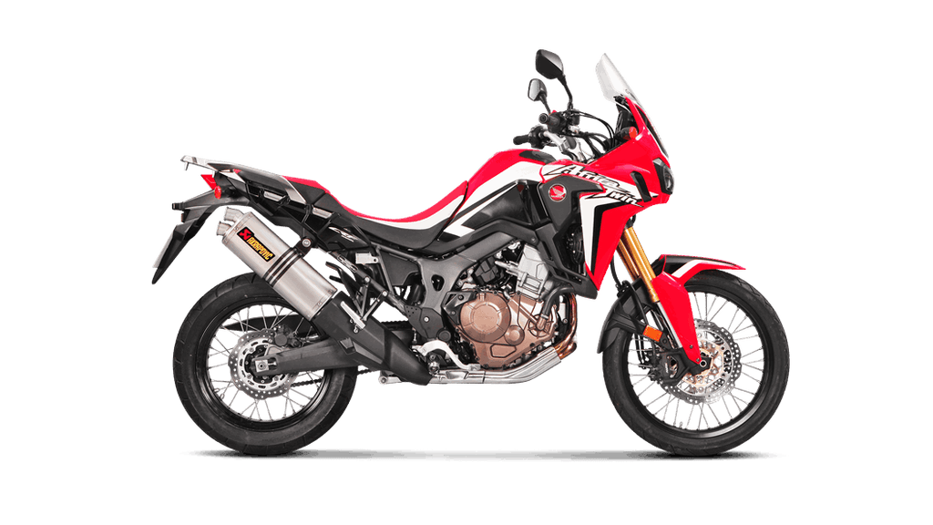 Akrapovic Homologated Slip-On Exhaust Honda Africa Twin 2016-2017 - (MPN # S-H10SO15-HWT)