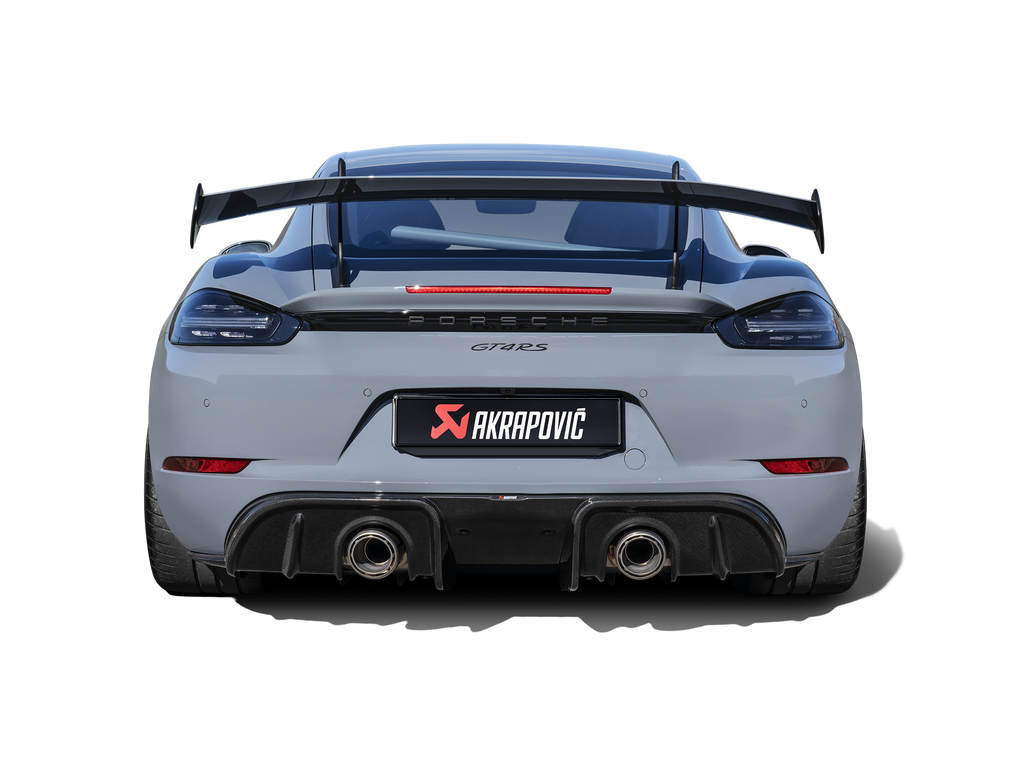 Akrapovic Slip-On Race Line (Titanium) for 2022-2024 Porsche Cayman GT4RS 718
