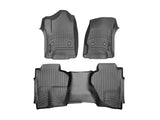 WeatherTech FloorLiner - Rear - Black (WET446071-445423)