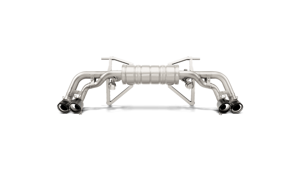 Akrapovic Slip-On Line (Titanium) Carbon Tips for 2014-18 Lamborghini Huracan LP 580-2/610-4 Coupe/Spyder