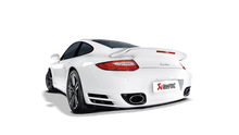 Carica l&#39;immagine nel visualizzatore di Gallery, Akrapovic Slip-On Line (Titanium) w/ Titanium Tips for 2010-13 Porsche 911 Turbo / Turbo S