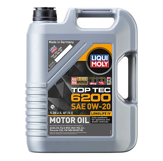 Liqui Moly 5L Top Tec 6200 Motor Oil 0W-20 for car img 5l