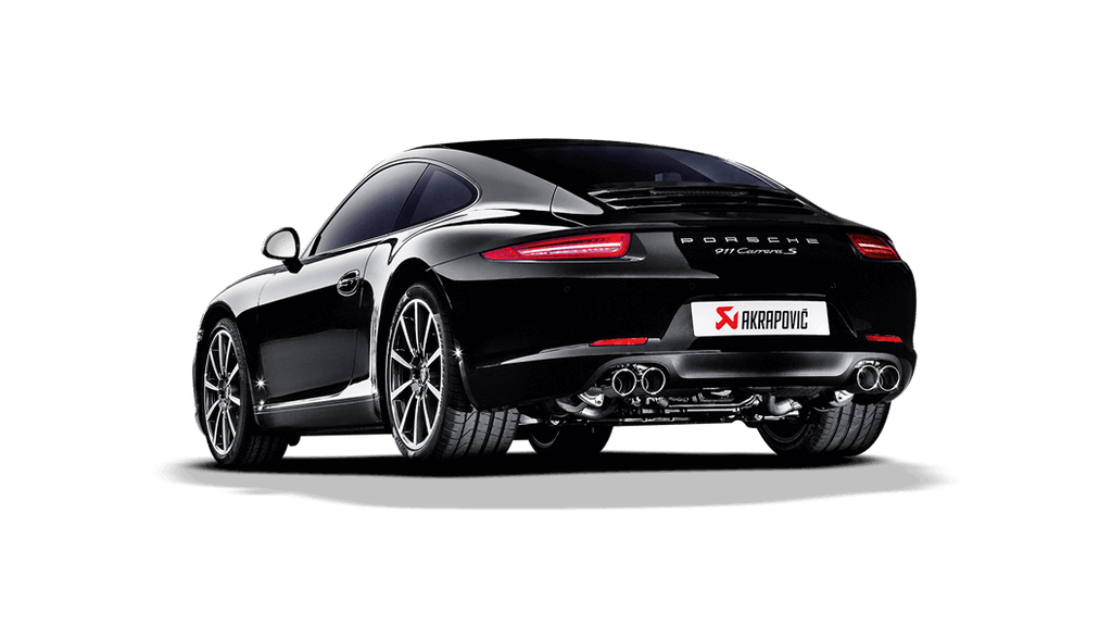 Akrapovic Slip-On Line (Titanium) w/ Titanium Tips for 2012-15 Porsche 911 Carrera S/4/4S/GTS