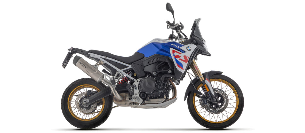 Arrow Racing Slip-On, Link Pipe for 2024+ BMW F900GS, F900GS Adventure img1