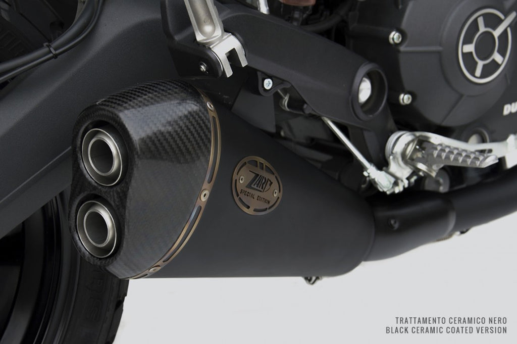 ZARD Low Mounted Slip-On for 2017-19 Ducati Monster 797