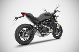 ZARD Low Mounted Slip-On for 2017-19 Ducati Monster 797