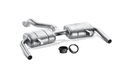 Akrapovic Slip-On Line Carbon Tips for 2009-12 Renault Clio III RS 200