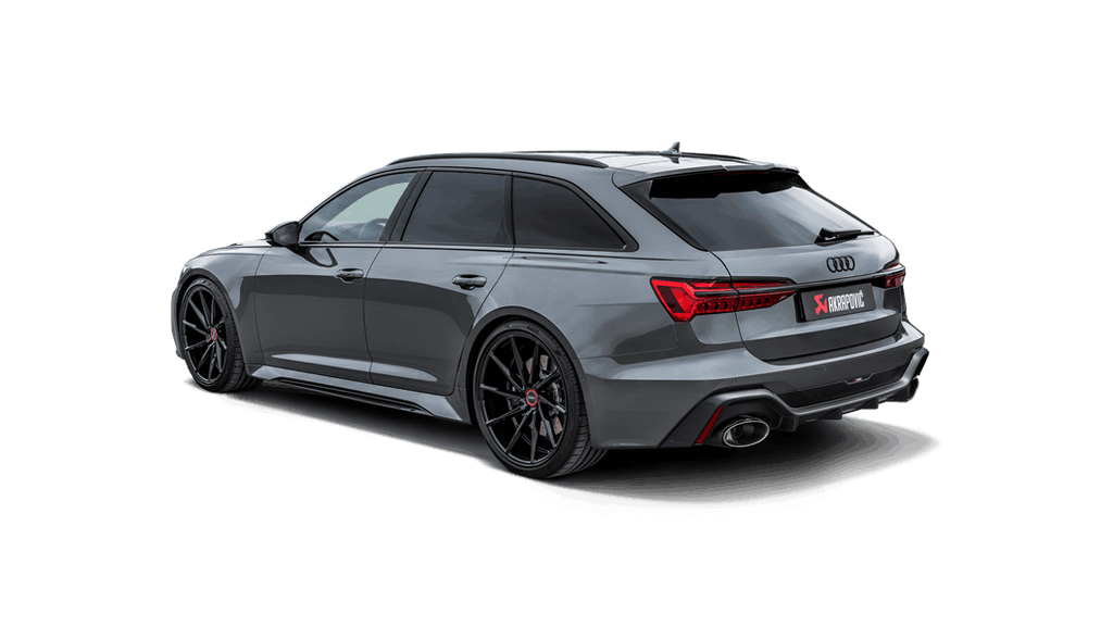 Akrapovic Evolution Line Cat Back (Titanium) with Link Pipe Set for 2020+ Audi RS6 Avant (C8)
