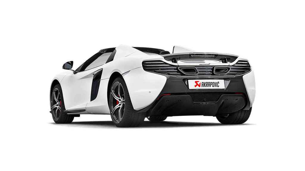 Akrapovic 14-17 McLaren 650S/650S Spyder Slip-On Line (Titanium) w/ Carbon Tips