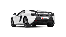 Carica l&#39;immagine nel visualizzatore di Gallery, Akrapovic 14-17 McLaren 650S/650S Spyder Slip-On Line (Titanium) w/ Carbon Tips