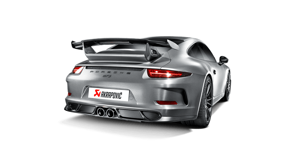 Akrapovic Slip-On Line (Titanium) for 2011-17 Porsche 911 GT3