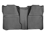 WeatherTech Rear FloorLiner - Black - Chevrolet Silverado Crew Cab 2007-2013