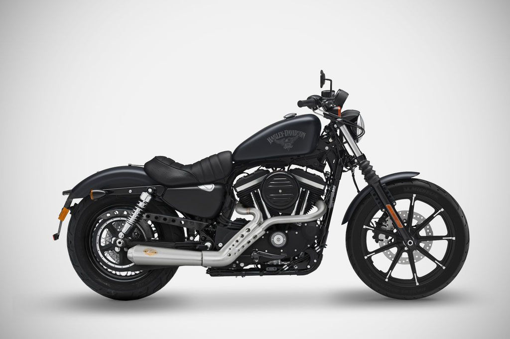 ZARD EXHAUST - Conical Muffler Full Kit for 2003-16 Harley Davidson Sportster Forty Eight, 883 1200