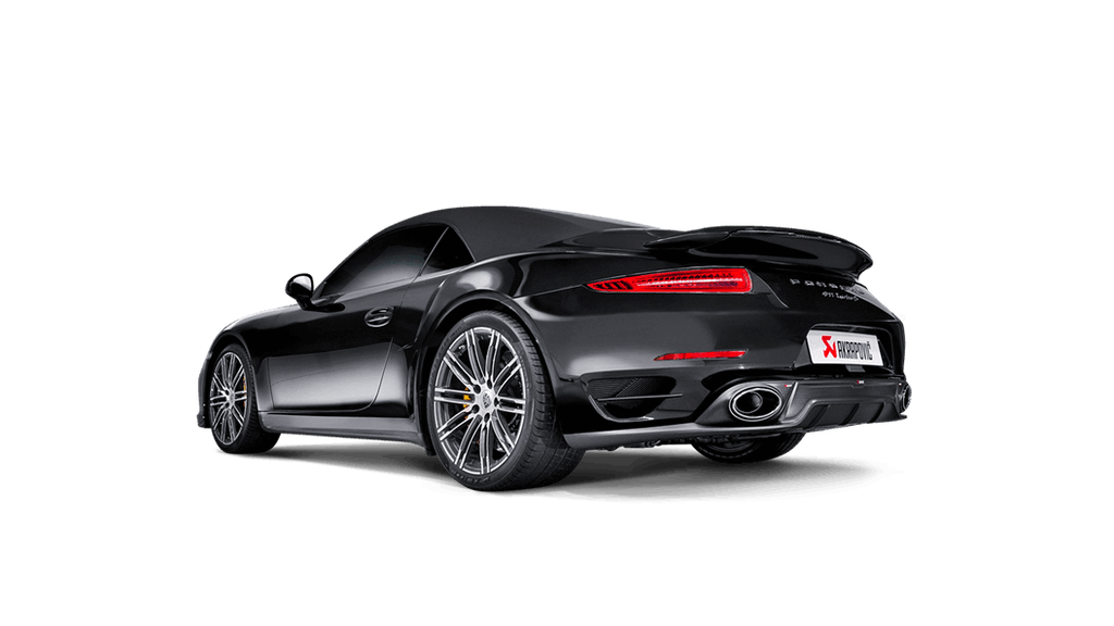 Akrapovic 14-15 Porsche 911 Turbo/Turbo S (991) Slip-On Line (Titanium) w/ Carbon Titanium Tips