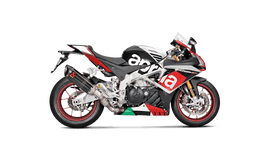 Akrapovic Homologated Slip-On Exhaust Aprilia RSV4 RR / RF 2015-2016 - (MPN # S-A10SO7-HRC)