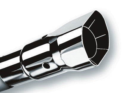 Borla Universal Polished Tip Single Square Angle-Cut Intercooled (inlet 2 1/4in. Outlet 2 1/2)