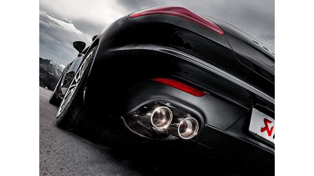 Akrapovic 14-15 Porsche Panamera Turbo (970) Evolution Line Cat Back (Titanium) w/ Titanium Tips