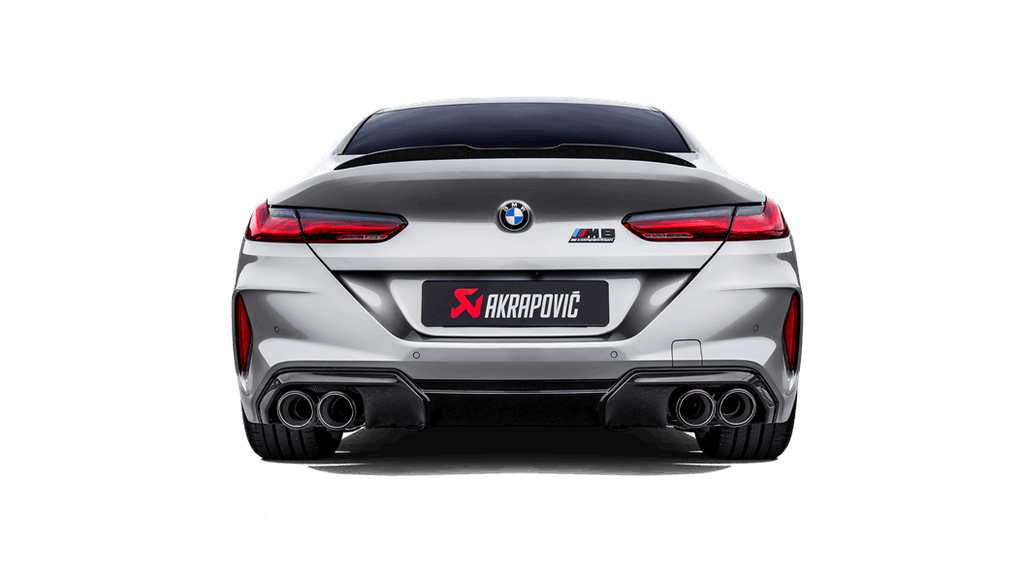 Akrapovic Evolution Line Cat Back (Titanium) with Carbon Fiber Tips for BMW M8 / M8 Competition Gran Coupe (F93)
