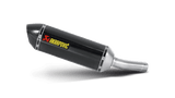 Akrapovic Carbon Slip-On Exhaust for 2010-15 Yamaha FZ8 / FAZER8