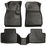 Husky Liners 2012-2014 Chevrolet Sonic Weatherbeater Black Front & 2nd Seat Floor Liners