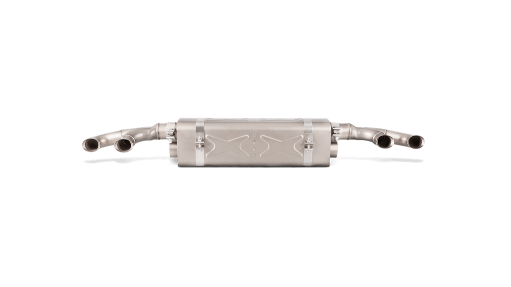 Akrapovic Slip-On Line (Titanium) for 2016-19 Porsche 911 Turbo/Turbo S