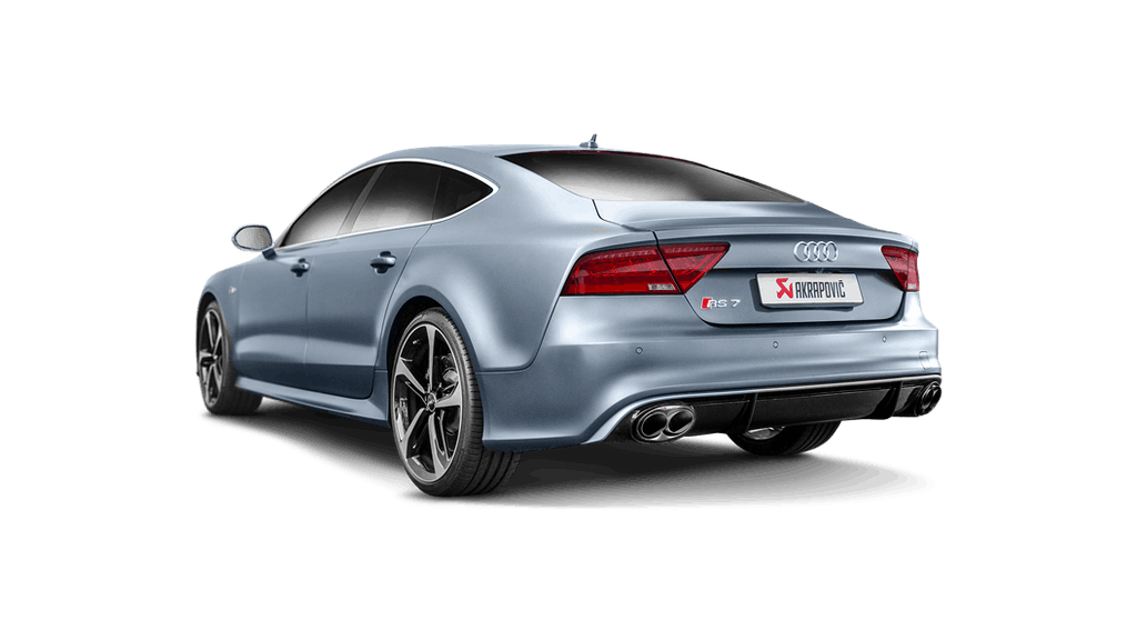Akrapovic 14-17 Audi RS7 Sportback (C7) Evolution Line Cat Back (Titanium) w/ Carbon Tips
