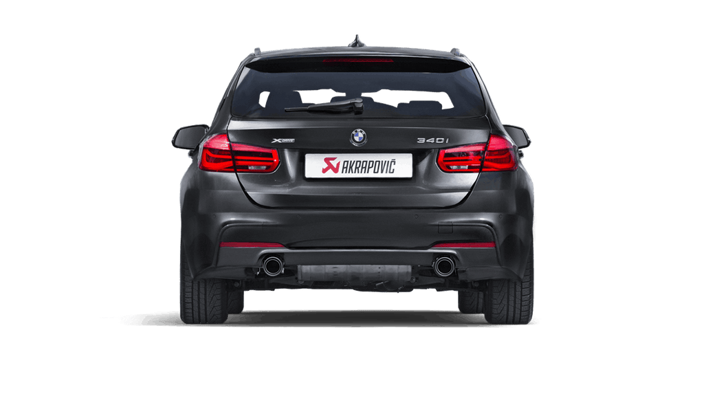 Akrapovic Evolution Line Cat Back (SS) w/ Carbon Tips (Req. Link Pipe) for 2016-19 BMW 340i (F30, F31) & BMW 440i (F32, F33, F36)