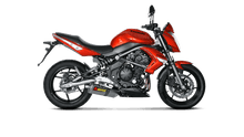 Load image into Gallery viewer, Akrapovic Homologated Slip-On Exhaust Kawasaki Ninja 650R / ER6n 2009-2011 - (MPN # SS-K6SO5-HTT)