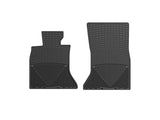 WeatherTech Front Rubber Mats - Black For BMW 5-Series (F10) 2011+