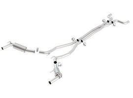 Borla S Type Catback Exhaust w/o Tips for 2010-13 Chevrolet Camaro 6.2L V8