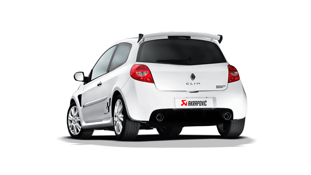 Akrapovic Slip-On Line Carbon Tips for 2009-12 Renault Clio III RS 200