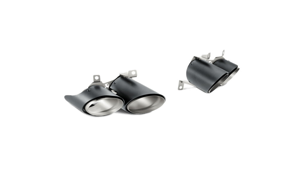 Akrapovic Slip-On Line (Titanium) Carbon Tips for 2014-18 Lamborghini Huracan LP 580-2/610-4 Coupe/Spyder