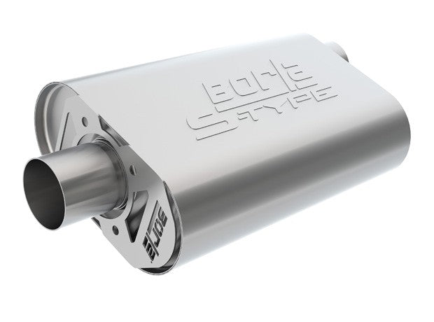 Borla Stainless Steel Oval S-Type Crate Exhaust Muffler for 2010-15 Chevrolet Camaro