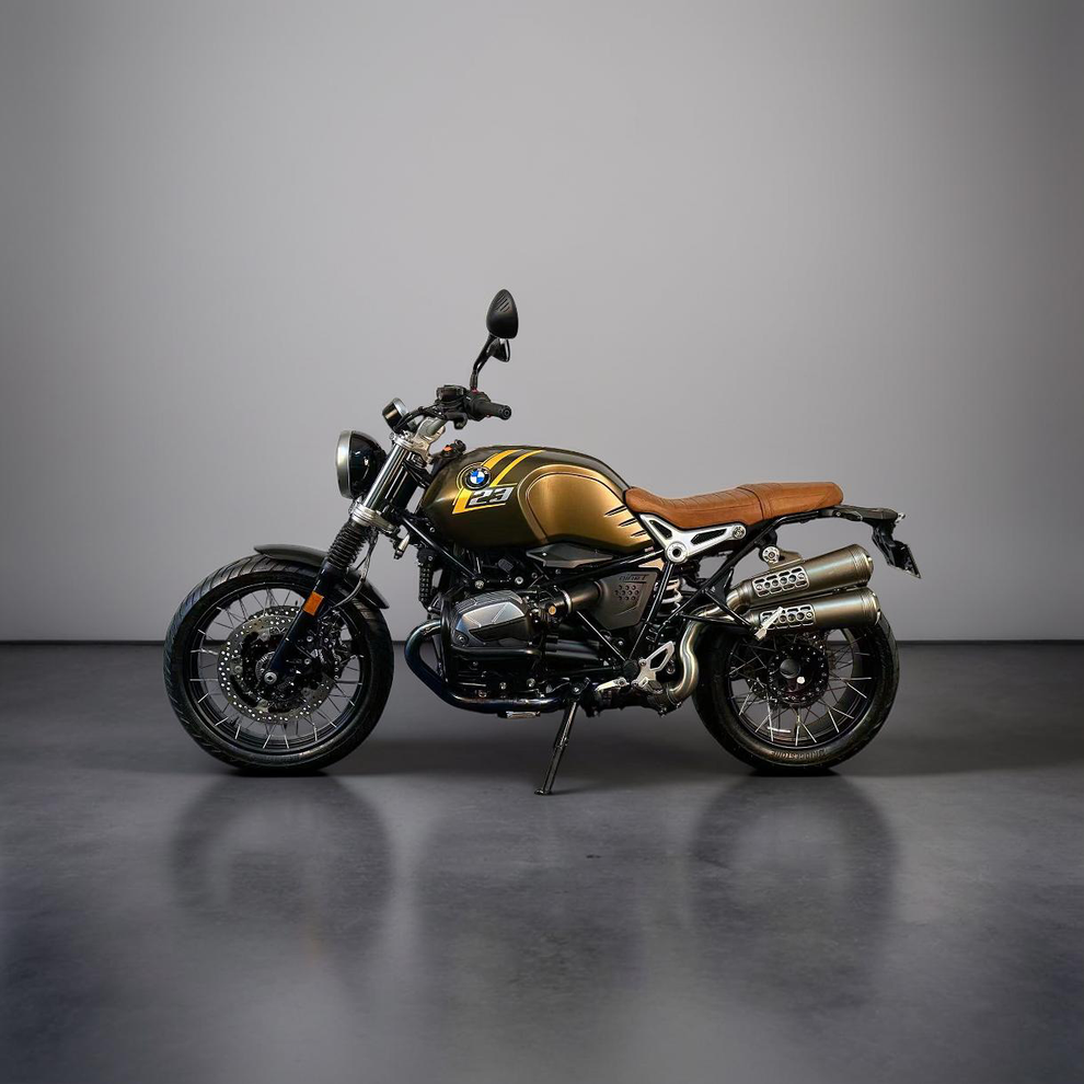 Vandemon Titanium Exhaust System with Polished Headers Cat Delete For 2014-23 BMW R NINET 2