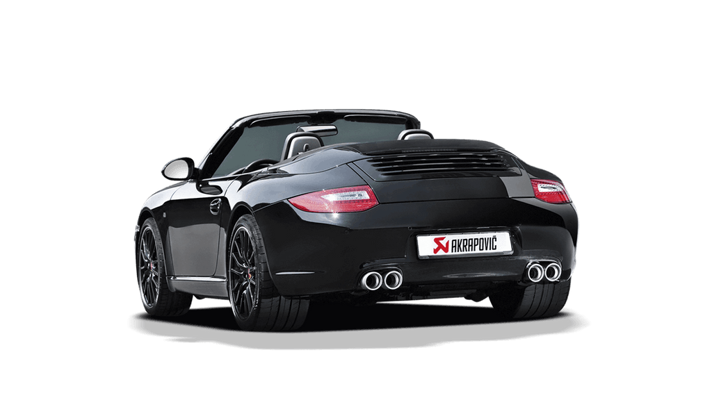 Akrapovic Slip-On Line (Titanium) for 2008-12 Porsche 911 Carrera Cabriolet/S/4/4S/GTS