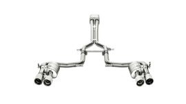 Akrapovic 14-15 Porsche Panamera Turbo (970) Evolution Line Cat Back (Titanium) w/ Titanium Tips