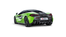 Carica l&#39;immagine nel visualizzatore di Gallery, Akrapovic 16-17 McLaren 540C 570S Slip-On Line (Titanium) w/ Carbon Tips
