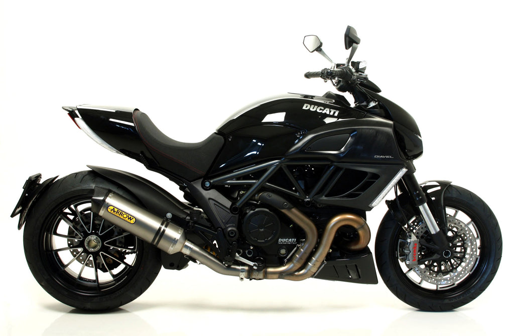 Arrow Exhaust Race-Tech Silencer & Link Pipe for 2011-16 Ducati Diavel
