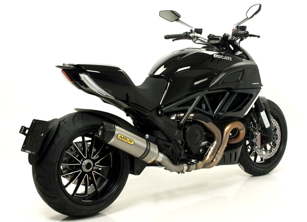 Arrow Exhaust Race-Tech Silencer & Link Pipe for 2011-16 Ducati Diavel