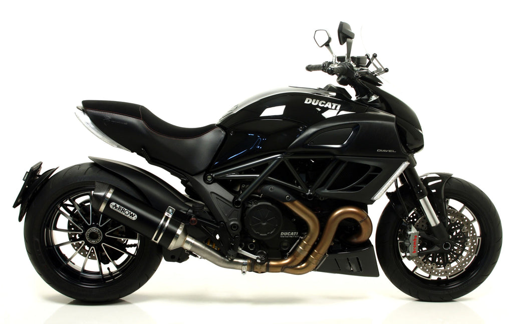 Arrow Exhaust Race-Tech Silencer & Link Pipe for 2011-16 Ducati Diavel