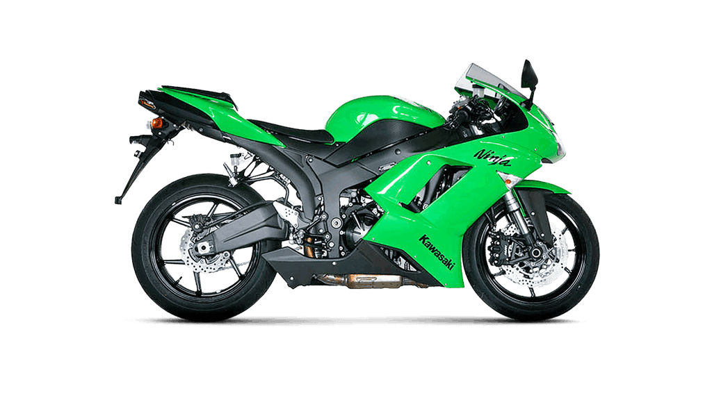 Akrapovic Slip-On Exhaust for 2007-2008 Kawasaki ZX-6R