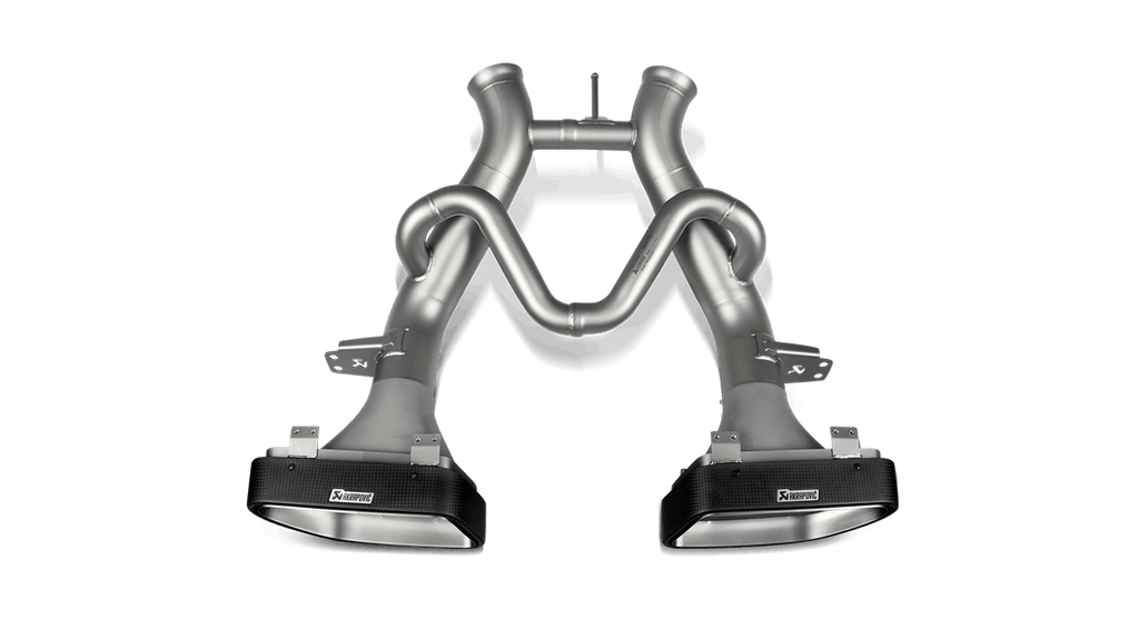 Akrapovic 14-17 McLaren 650S/650S Spyder Slip-On Line (Titanium) w/ Carbon Tips