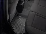 WeatherTech Crew Cab Rear Rubber Mats - Black For Toyota Tacoma 2005-2013