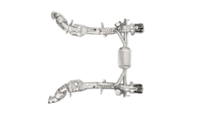 Carica l&#39;immagine nel visualizzatore di Gallery, Akrapovic Link Pipe Set w/ Cat (SS) for 2016-19 Ferrari 488 GTB/488 Spider