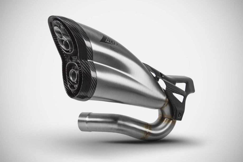 ZARD EXHAUST - Racing Slip On Kit for 2024+ Triumph Rocket 3 Storm img4