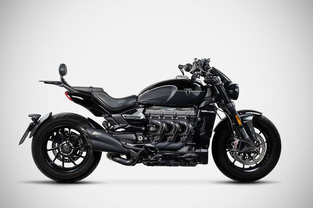 ZARD EXHAUST - Racing Slip On Kit for 2024+ Triumph Rocket 3 Storm img2