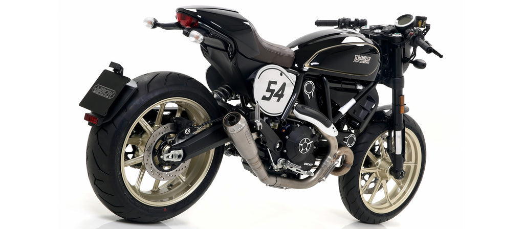 Arrow Racing Exhaust - Silencers & Mid-Pipe for 2017-20 Ducati Scrambler 800 & Monster 797